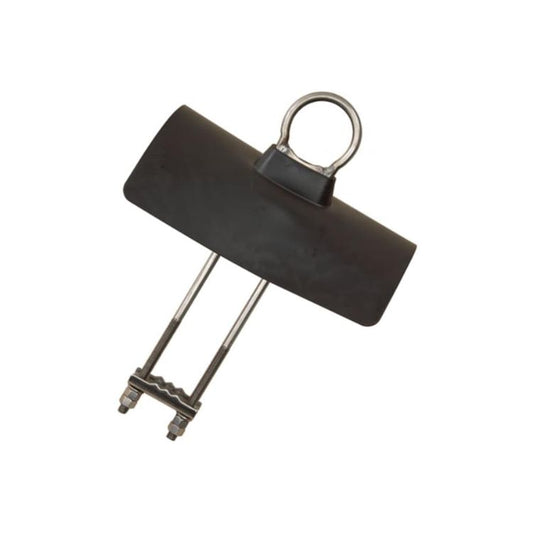 3M_DBI-SALA_PermanentRoofAnchor_2103671_withflashingandcap_silver_3inx0.4inx17.8in_7.6cmx1cmx45.2cm