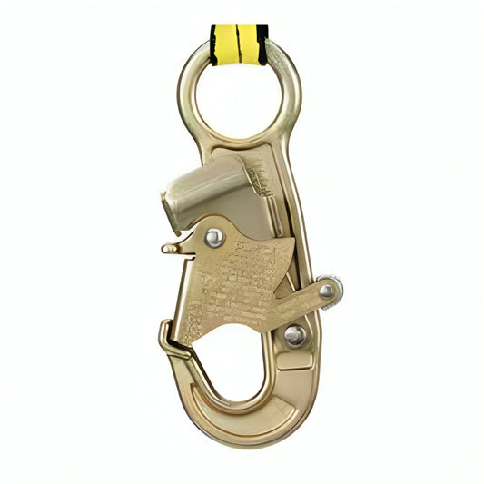 3M™ Double Locking Rebar Snap Hook, Zinc Plated Steel, Throat, 3600 lb (1632.9 kg) Gate