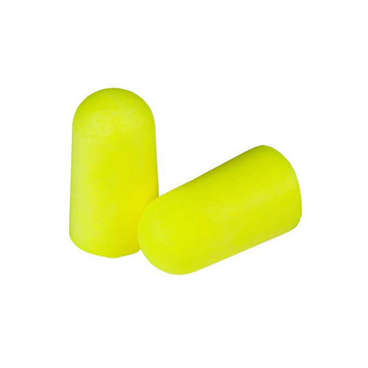 3M™ E-A-Rsoft Yellow Neon Earplugs, 312-1251, large, uncorded - 200 Per Box