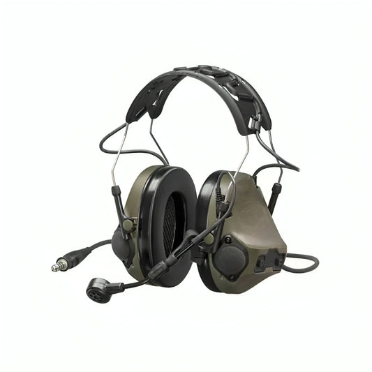 3M™ PELTOR™ ComTac™ VIII Single Comm Headset, Nexus™ 4-Con, O.D. Green