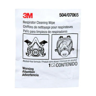 3M™ Respirator Cleaning Wipe, 504, alcohol-free - 100 Per Box