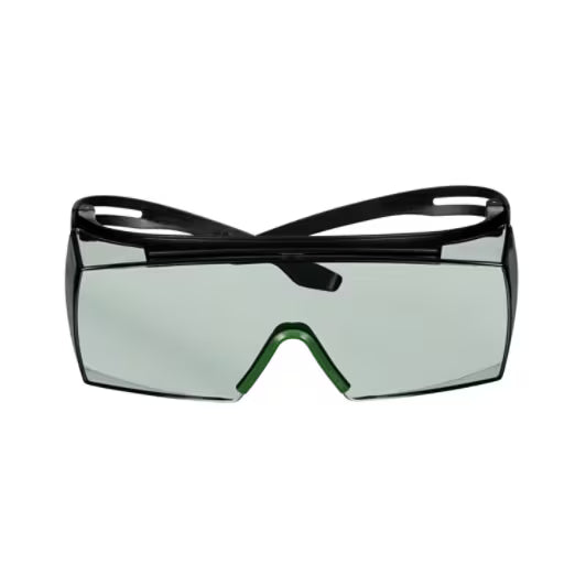 3M™ SecureFit™ 3700 Series Safety Glasses SF3717AS-BLK, Black Temple, IR 1.7 Grey OTG Anti-Scratch Lens - 10 Per Case