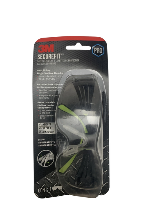 3M SecureFit 400 Safety Eyewear - 6 Per Case