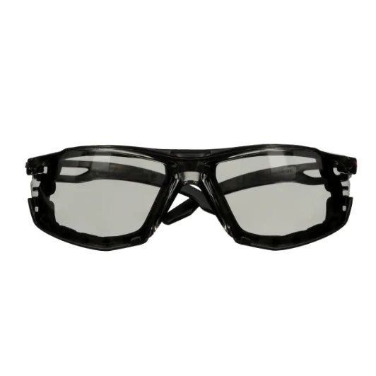 3M™ SecureFit™ 500 Series Safety Glasses SF507SGAF-BLK-FM, Black, Scotchgard™ Anti-Fog Coating, IO Gry AF-AS Lns, Fm Gskt - 20 Per Case