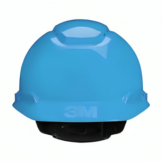3M_SecureFit_HardHat_Blue_Vented_4-PointPressureDiffusionRatchetSuspension_withUVicator_H-703SFV-UV-20PerCase