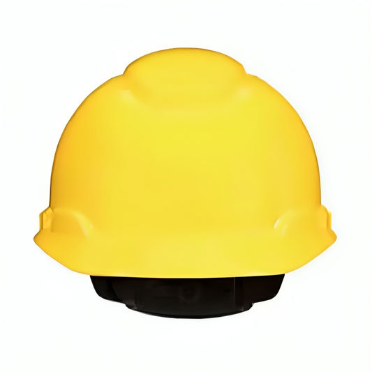3M_SecureFit_HardHat_Yellow_4-PointPressureDiffusionRatchetSuspension_withUVicator_H-702SFR-UV-20PerCase