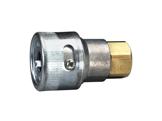 3M™ Socket, Schrader Fittings, 1/4 in Body Size x 1/4 in FPT (0.64 cm x 0.64 cm)