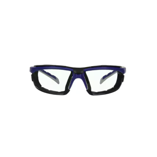 3M™ Solus 2000 Series Safety Glasses S2001SGAF, Grey/Teal, Clear AF-AS Lens, with Scotchgard™ Anti-Fog Coating, Foam Gaske