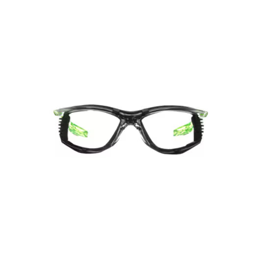 3M™ Solus CCS Series Safety Glasses SCCS01SGAF, Green, Clear AF-AS Lens, with Scotchgard™ Anti-Fog Coating, Foam Gasket