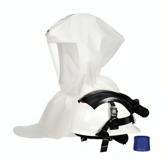 3M™ Versaflo™ S-Series Painter's Hood Assembly With Inner Shroud and Hard Hat