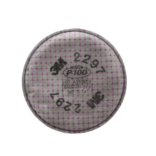 3M™ Advanced Particulate Filter, 2297, P100, with nuisance level organic vapour relief - 1 Pair Per Pack