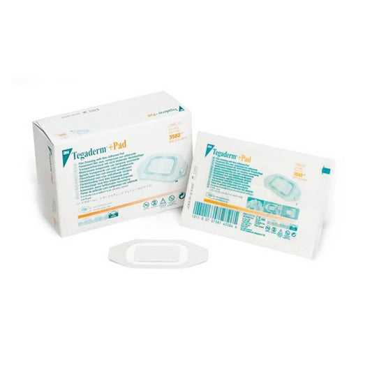 3M™ Tegaderm™ +Pad Film Dressing with Non-Adherent Pad -3582, 50 ct.