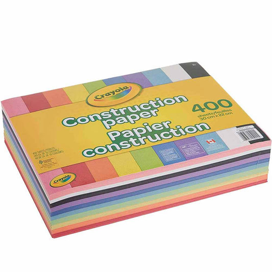 Crayola 400 Pages Construction Paper Pad - Case of 3
