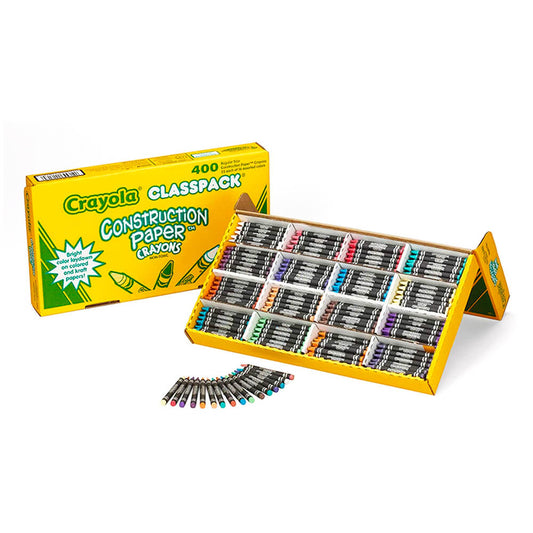Crayola 400 Construction Paper Crayons - 16 Colours