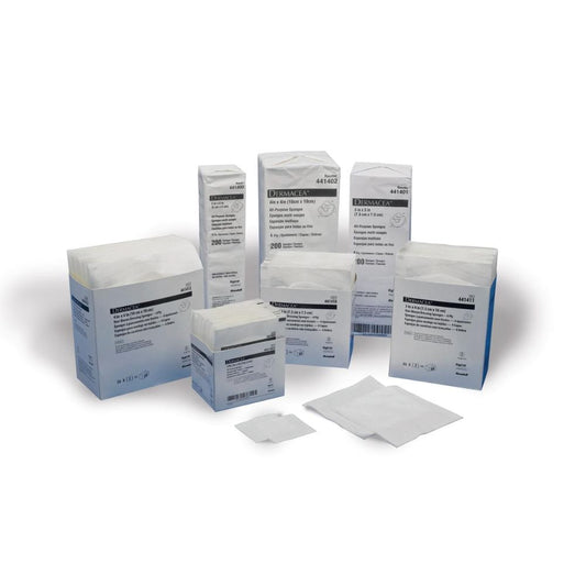 Dermacea Nonsterile 4-Ply Nonwoven Gauze Sponge, 3" x 3"