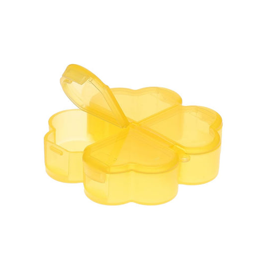 4 Leaf Clover Pillbox - Yellow