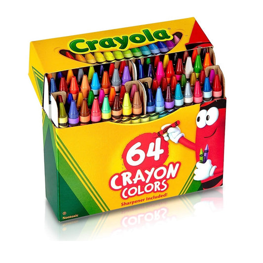Crayola 64 Count Crayons - Case of 12 Boxes