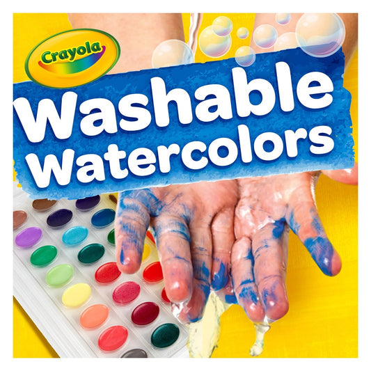 Crayola 24 Count Washable Watercolour Paints - Case of 12