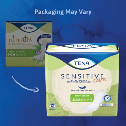 TENA Sensitive Care Ultra Thin Light Pads - Light Absorbency