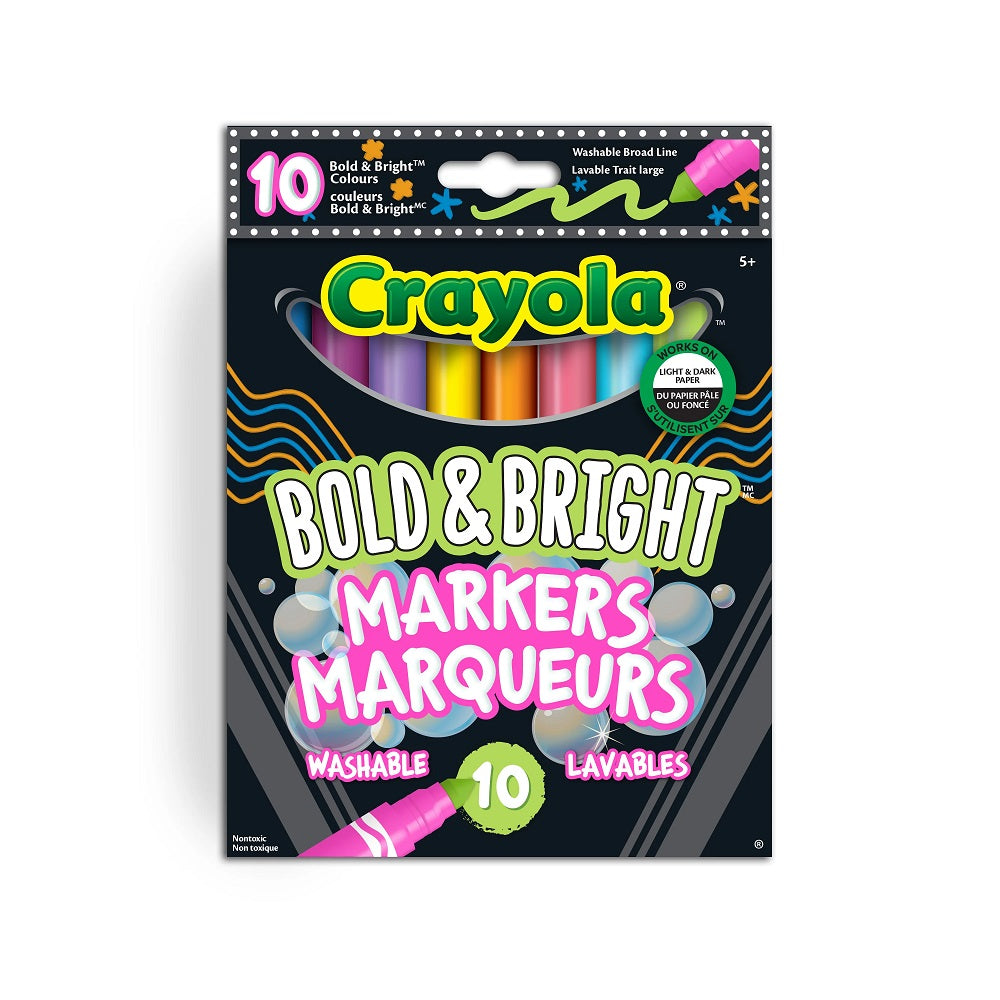 Broad Line Markers Crayola Markers Thick Crayola Bold Bright Broad