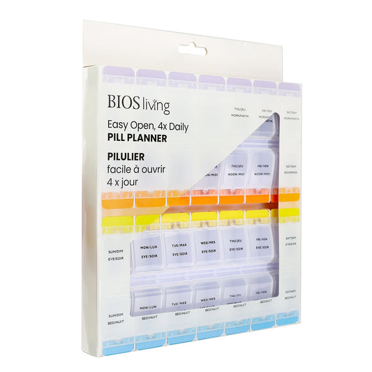 Easy Open , 4 x Daily Pill Planner