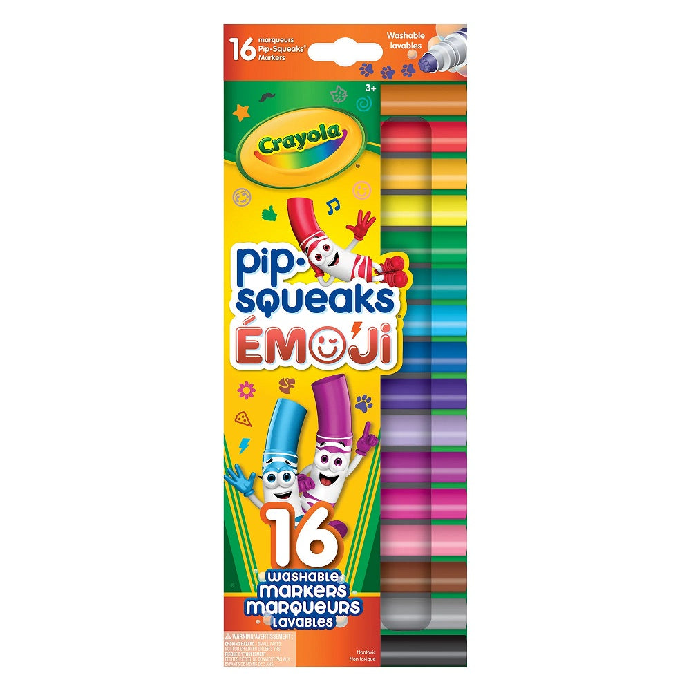 Crayola 16 Count Emoji Washable Stamper Markers Case of 12 Boxes