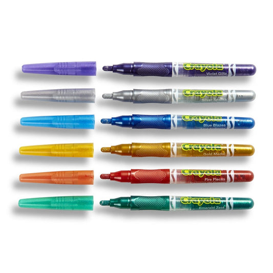 Crayola 8 Count Glitter Markers - Case of 8 Boxes