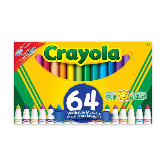 Crayola 64 Count Marker Variety Pack - Case of 3 Packs