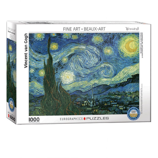 Eurographics Starry Night by Vincent van Gogh 1000-Piece Puzzle- 6000-1204