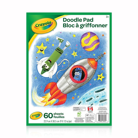 Crayola 60 Pages Doodle Pad - Case of 12 Packs