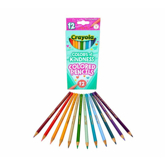 Crayola 12 Count Colours of Kindness Pencils - Case of 12