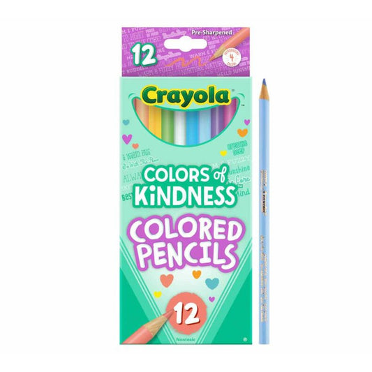 Crayola 12 Count Colours of Kindness Pencils - Case of 12