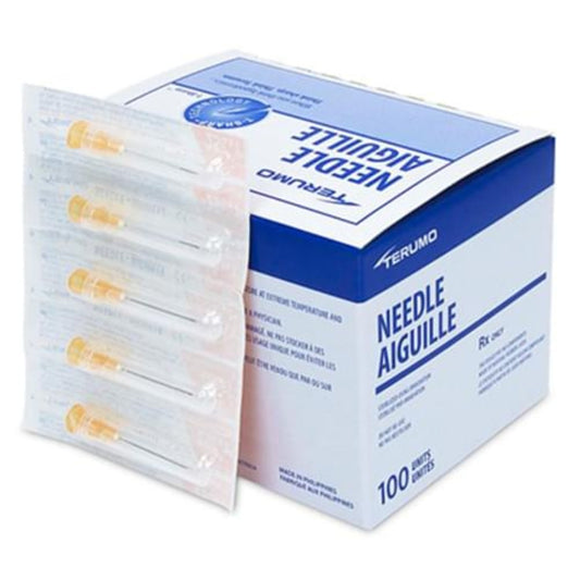 Terumo® Standard Hypodermic Needle, 23G x 1", UTW, Blue