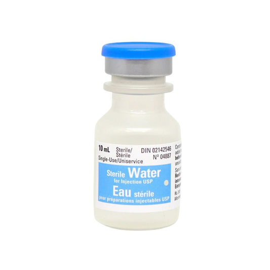 10ml Sterile Water Flip Top - No Preservative