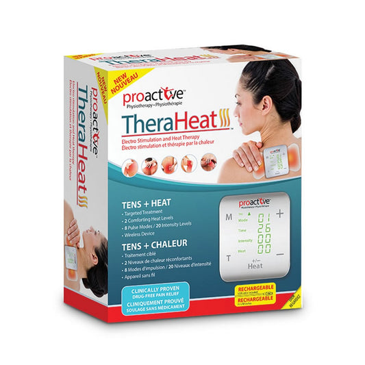 ProActive TheraHeat™ relieves pain by combining TENS with HEAT