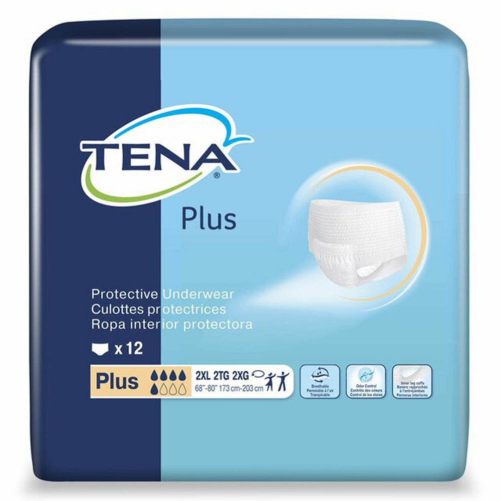 TENA ProSkin Plus Protective Underwear, Unisex, White, 173-203cm, 2XL- –  United Canada Inc.