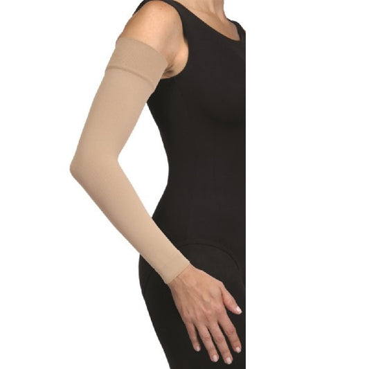 JOBST Bella Strong: Compression Arm Sleeves With Silicone Band, Natural - 20-30 mmHg