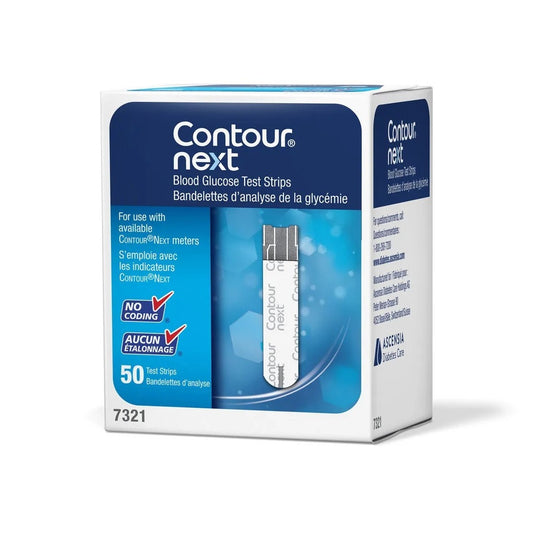 Contour Next Blood Glucose Test Strips (50 Count) - 7321