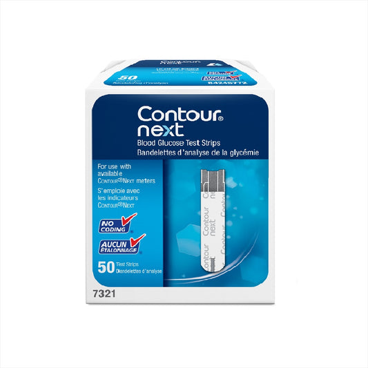 Contour Next Blood Glucose Test Strips (50 Count) - 7321