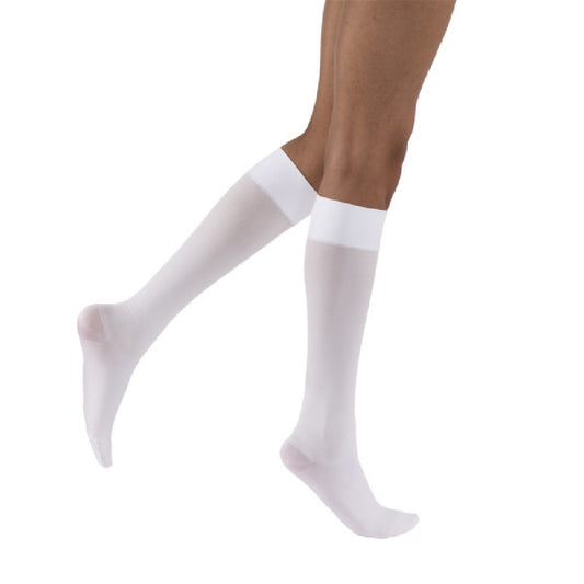 JOBST® UlcerCARE™ 2-Part Compression System Liners, 40+ mmHg, Knee High, Open Toe, White