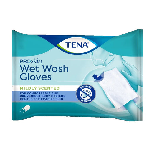 TENA® Absorbent Wash Gloves - 175 Count