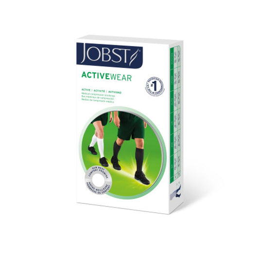 JOBST ActiveWear Closed Toe Compression Socks - Blue Denim