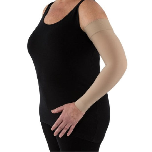 JOBST Bella Lite Armsleeve Beige with Silicone Arm Band - Regular
