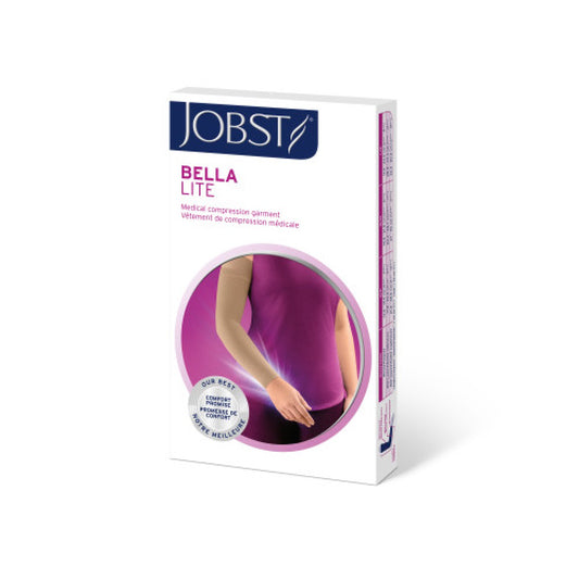 JOBST Bella Lite Armsleeve Beige with Silicone Arm Band - Regular