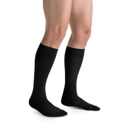 JOBST forMen Casual 20-30 mmHg Knee High Stockings, Closed Toe