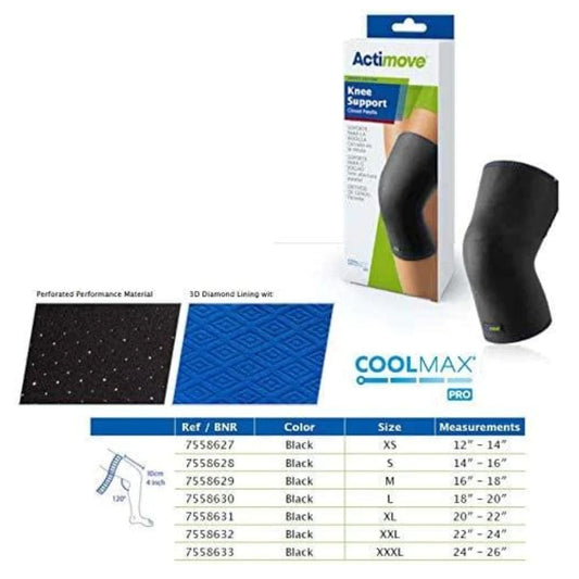 Actimove® Sports Edition, Knee Support Closed Patella, Black