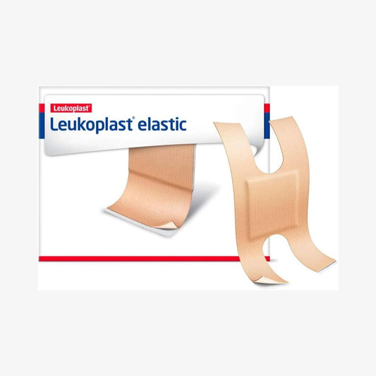 Leukoplast Elastic - Lightweight Fabric Dressing Sterile Knuckle Bandages, Box of 100