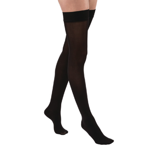 JOBST Relief: Thigh High Compression Stockings with Silicone Dot Band, Closed Toe - 30-40 mmHg