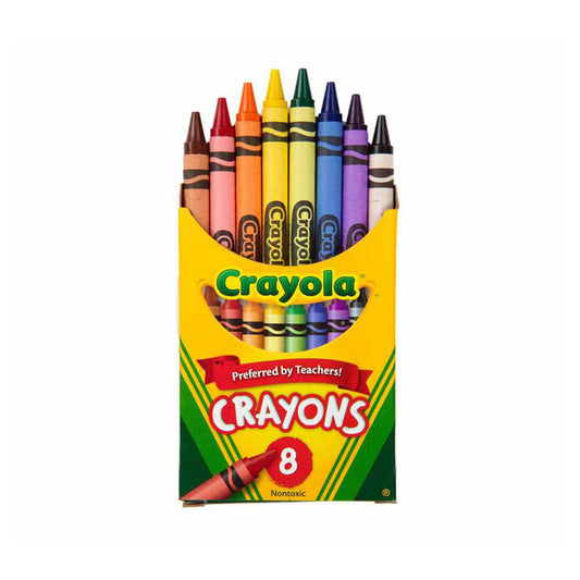 Crayola 8 Count Crayons - Case of 24 Boxes