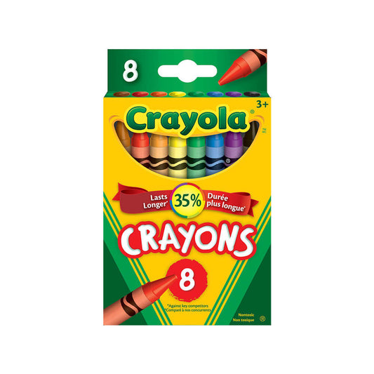 Crayola 8 Count Crayons - Case of 24 Boxes